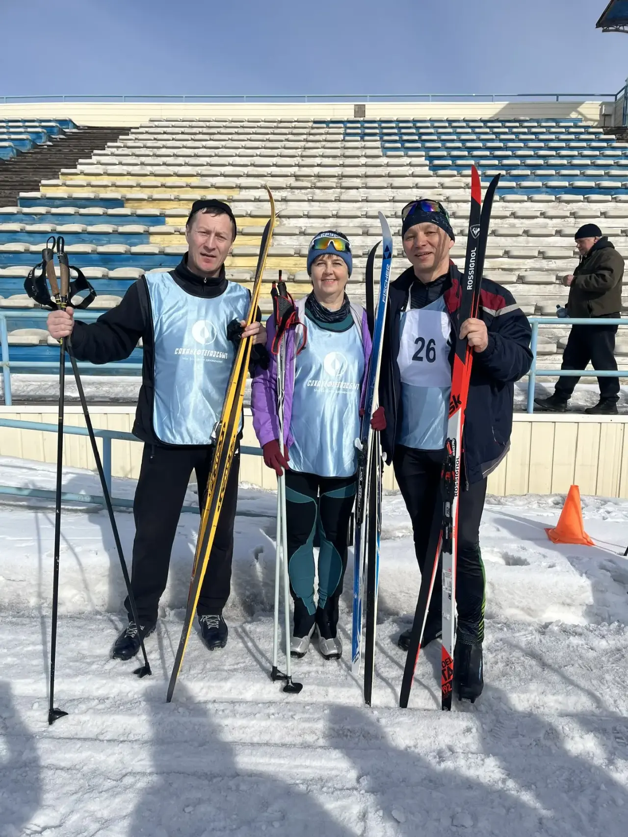 Олекминская нефтебаза заняла 3 место в эстафете районной Спартакиады по лыжным гонкам.